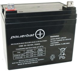 POWERBAT Akumulator PowerBat AGM 12V 33Ah