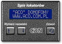 ACO ACO CDN-230E BR Elektroniczny spis lokatorów brąz