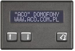 ACO ACO CDN-230E ST Elektroniczny spis lokatorów stal