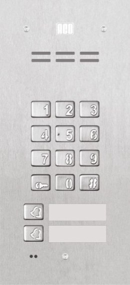 ACO ACO FAM-P-2NPZSACC panel pod tynk 2-rodzinny czyt. brel. zamek szyfr.