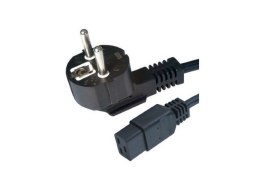 LANBERG KABEL ZASILAJĄCY (SERWEROWY) CEE 7/7 IEC 320 C19 16A 1.8M WTYCZKA KĄTOWA VDE Lanberg