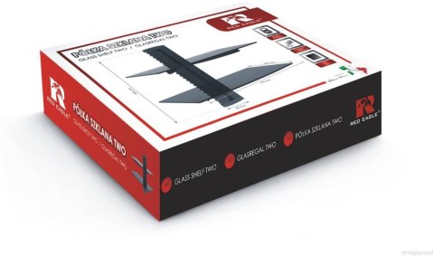 RED EAGLE PÓŁKA SZKLANA RED EAGLE TWO