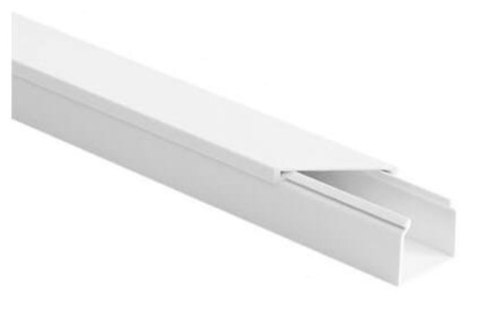 STASIŃSKI SP. Z O.O. Listwa elektroinstalacyjna kpl. BIAŁY LS 25x25 2m (PACZKA 10szt.)