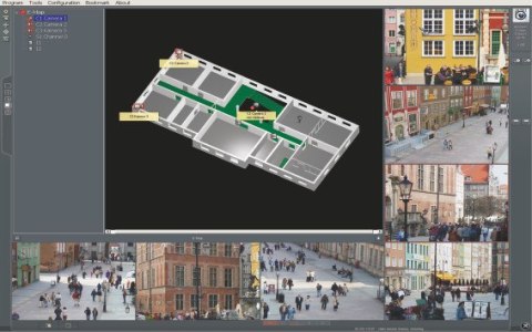 ALNET SYSTEMS ALNET NETSTATION linecja bazowa na 8 kanałó wideo z PRS