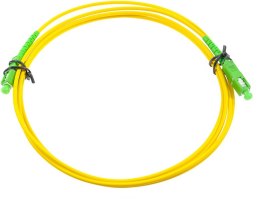 OEM PATCHCORD ŚWIATŁOWODOWY SM 2M SIMPLEX 9/125, SC/APC-SC/APC 3MM