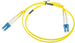OPTIX PATCHCORD ŚWIATŁOWODOWY SM 1M DUPLEX 9/125, LC/UPC-LC/UPC