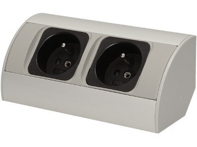 ORNO Gniazdo meblowe 2x250V AC OR-AE-1303/G ORNO