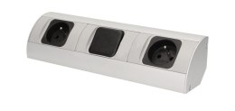 ORNO Gniazdo meblowe z wyłącznikiem ORNO OR-AE-1304, 2x230V
