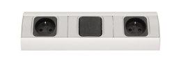 ORNO Gniazdo meblowe z wyłącznikiem ORNO OR-AE-1304, 2x230V