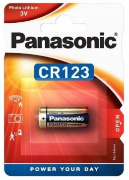 PANASONIC Bateria CR123A PANASONIC (blister 1 szt.)