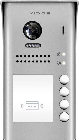 VIDOS Czterorodzinna stacja bramowa VIDOS DUO S1104A