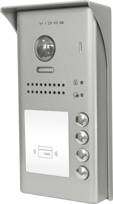 VIDOS Czterorodzinna stacja bramowa VIDOS DUO S1104A