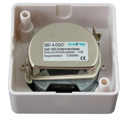 AXING GNIAZDO SSD4-00 RTV/2XSAT KONCOWE