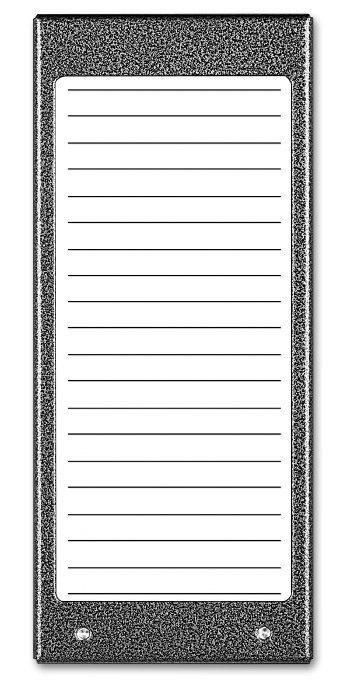 ACO ACO CDN-17N GR Podświetlany panel listy lokatorów (ok. 17 wpisów)