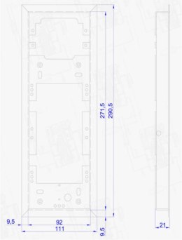 ACO ACO CDN-R-M Ramka podtynkowa średnia CDN