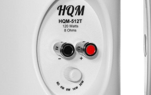 HQM KOLUMNA GŁOŚNIKOWA HQM-N3025W BIAŁA 30W 100V