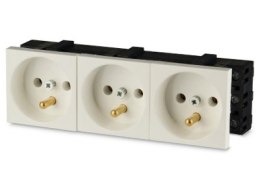 JAVEL Gniazdo 3M elektryczne potrójne