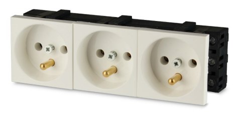 JAVEL Gniazdo 3M elektryczne potrójne