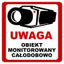 OEM NAKLEJKA OBIEKT MONITOROWANY 20x20 6039