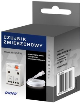 ORNO CZUJNIK ZMIERZCHOWY OR-CR-233 ORNO Z SONDĄ