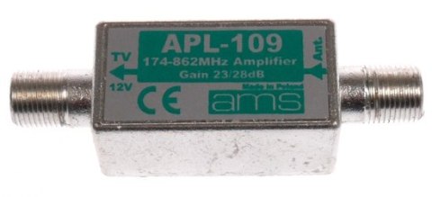 AMS S.C. Wzmacniacz ant. APL-109e 27/29dB ekranowany
