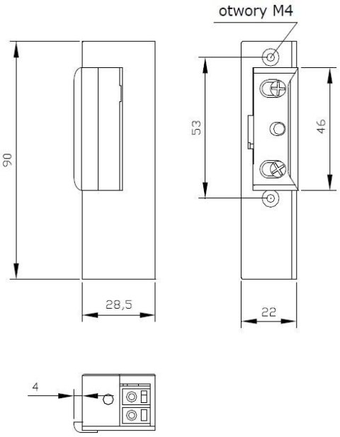 ELEKTRA-PLUS ZACZEP ELEKTRA R3 Z PAM. Z BLOK. PRAWY