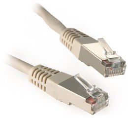LANBERG PATCHCORD KAT5E FTP 0,5M SZARY