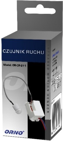 ORNO Miniaturowy czujnik ruchu ORNO OR-CR-211