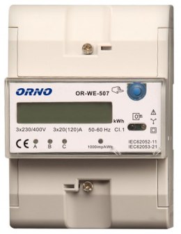 ORNO WSKAŹNIK ZUŻYCIA ENERGII ORNO OR-WE-507 3-FAZOWY