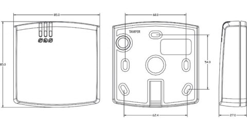 ROGER Czytnik zbliżeniowy ROGER PRT66EM