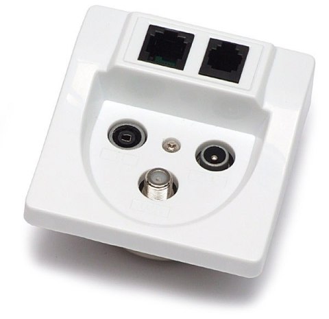 SIGNAL GNIAZDO KOŃCOWE SIGNAL RTV-SAT-RJ45 (R694043)