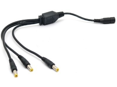 SUNNY ROZGAŁĘŹNIK NA 3 WTYKI 2,1/5,5 Z GNIAZDEM