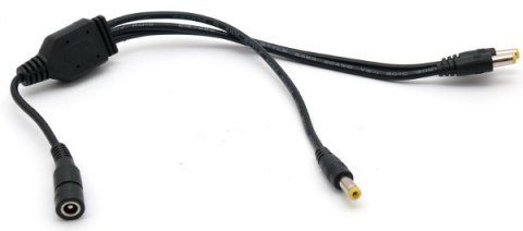 SUNNY ROZGAŁĘŹNIK NA 3 WTYKI 2,1/5,5 Z GNIAZDEM