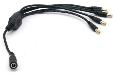 SUNNY ROZGAŁĘŹNIK NA 5 WTYKÓW 2,1/5,5 Z GNIAZDEM