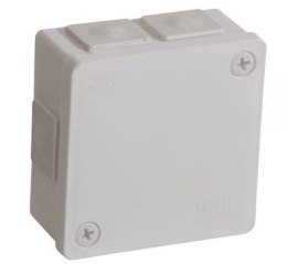 VIPLAST Puszka natynkowa pusta 6 wlotów VIPLAST VP-22 BIAŁA IP55 86x86x40mm 022-01